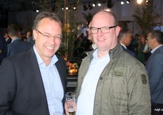 De gebroeders CornÃ© (Origin Fruit Direct) en Arco (Aartsenfruit) van de Klundert