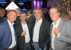 Jan-Maarten van Noort (Mooy Logistics), Frank Michaelis, Arjan van Kampen (beide Dole) en Otto de Groot van HDG Services