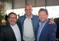 Andres Ramirez (Capespan), Leo van der Giesen van Aartsenfruit en Danny Simons van Capespan