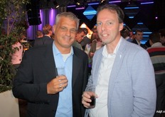 Marc Paauw van Nijssen Koeling dat de koeling realiseerde van Cool Port in gesprek met Dennis Wentink van Adviesburo Verhoef