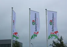 De vlaggen met het nieuwe logo: We unite in fresh