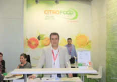 Ninu Mazzu van Citrofood. Het bedrijf is gespecialiseerd in bewerkte citrusproducten: sap, sapconcentraat en oliën.