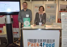 Pack4Food is een spin-off van de Universiteit van Gent. De organisatie clustert bedrijven en collectieve onderzoekers om ervoor te zorgen dat verpakkingen beter worden. Zo zijn zij bezig met het ontwikkelen van een sensor in een verpakking, die de houdbaarheid van het product controleert. Namens Pack4Food staan Peter Ragaert en An Vermeulen op de Empack.