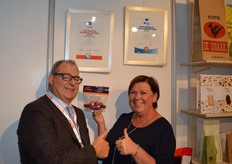 Bastin Pack, Michel van de Vyver en Karien van de Weghe zijn trots op de Efta Benelux award.