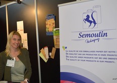 Semoulin Packaging, Caroline Vanarendt. Dit bedrijf levert papieren zakken eventueel met venster of gestanst voor het verpakken van aardappelen en uien.