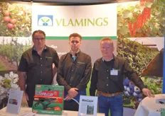 Rob Derikx, Heino van Doornspeek en Jelle Gerstel teeltadviseurs bij Vlamings.