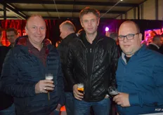 Jan Stegerman van Mussche Transport, Arnaud Heuff van Heuff Fruit Broker en Raymond van der Maden van Hartman.