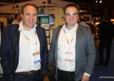 Paul van de Mierop (Den Berk) en Siebrand Broens, die werkt als Business Development manager van Port International