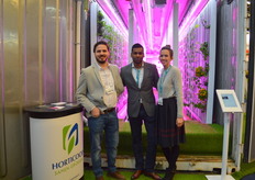 ARturo Escarox, Karan Kanhai en Hannah Dziura van Horticoop.