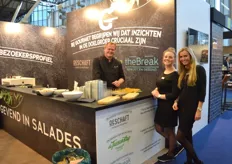 Roland Ooink, Sylke de Jong en Kimberly Posthumus van Gourmet Salades.