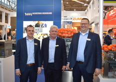 Johan van Wijk, Theo Bos en Erwin Elskamp van Woertman Nederland.