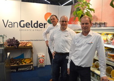 Peter Stavasius, Corne Pijnenburg en Frank Hemelsoet van Van Gelder Groente & Fruit.
