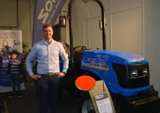 Ivo Ditewig van Solis Tractors Nederland bij een Solis 90.