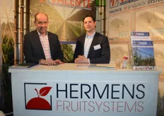 Ernst Hermens en Marco Mostert van Hermens Fruitsystems.