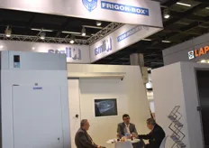 De stand van Frigor Box, specialist op het gebied van koel- en diepvriesinstallaties.