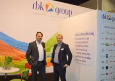 Roy Meenderink en Peter Harmens van de RBK Group. Dit bedrijf verzorgt automatiseringsprocessen in de AGF sector met Fobis en Fopro.