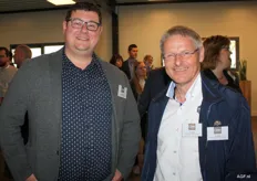 Gerjan Wielink van Potato Starch Europe BV en dhr. Vos van Geers & Vos Agriculture