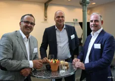 Lijn Moerdijk (MSP Onions, Joop Vernooij (Frupaks-Vernooij) en Jan van der Lans (Van der Lans International