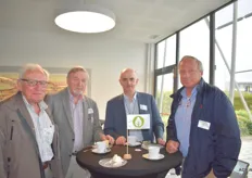 Raymond Caestecker (CKCert Adviesraad), Andre Huyghebaert (UGent), Johan Hallaert (Fevia) en Jean Maertens (Brusselse Handelsbeurs)