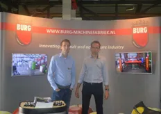Arjan de Noord en René Koster van Burg Machinefabriek.