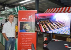 Geert de Jongh van Aweta, gespecialiseerd in het produceren van fruit (waaronder peren) sorteerlijnen.