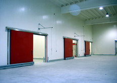 De koelcellen zijn al geinstalleerd.