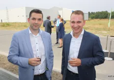 Christiaan Heerings van Green Port Venlo en Thijs Ploumen van JLL