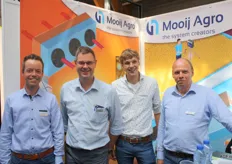 Het team van Mooij-Agro met Hans van den Oever, Maarten Mooij, Jeroen van Kappel en Henk Havelaar