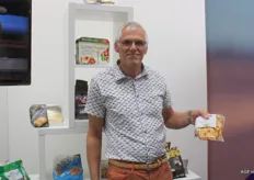 Piet Pannekeet van Jasa dat steeds actiever wordt in de aardappelsector. Ook de sleeves vinden gretig aftrek