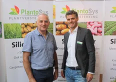 Leo Hogeveen en Alwin Scholten van PlatosSys leveren plantversterkers