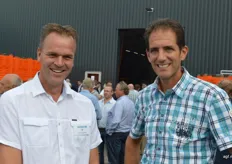 Peter van Mourik van Jan Oskam bv en Arjan van Toorn van CAF.