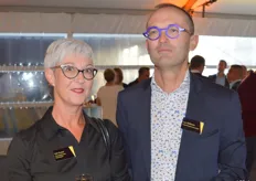Ann Dutoit en Luc Delbaere van Transportbanden Bruynooghe.