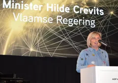 Minister van de Vlaamse regering Hilde Crevits.