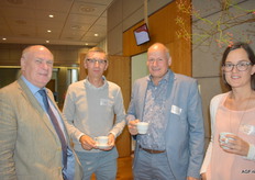 Luc Peeters (BelOrta), Ludo Van Kelst (BelOrta), Arjen Biesheuvel (HMClause) en Axelle Stahl (HMClause)