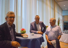 Patric Buggenhout (REO), Paul Demyttenaere (REO) en Joseph Rousseau (Cerafel)