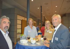 Marc Smetryns, Joske van den Burg, Celine Denys van Syngenta samen met Johan Decroos van Rijk Zwaan