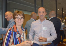 Mia Demeulemeester (Inagro) en Bart Debussche (Vlaamse Overheid)