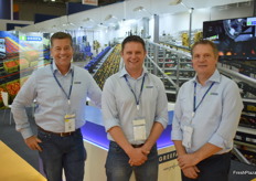 Dick Verkade, Craig Hart en Dick van de Kop van De Greef’s Wagen-, Carosserie- en Machinebouw