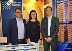 Sebastian Becker, Anna Zegveld en Chris Maat van Interko