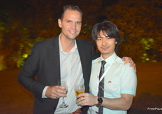 Friso Klok van Rijk Zwaan met Robbie Wang