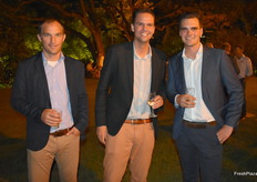 Niek Finaut (Coöperatieve Veiling Roeselare), Friso Klok (Rijk Zwaan) en Remy Ghijsels (Iltom)