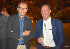 Dick Willems van RD Produce met Marc van Vooren van Ilton