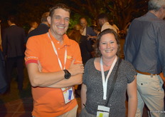 Siebe Van Wijk van The Fruit Republic en Annemarie Schoevaars van Enza Zaden