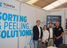 Tomra Sorting Solutions. Het Duitse Tomra Team: Alexander Thelen, Stefanie Timmermans, Joris Wuyts en Wilfried Thelen.