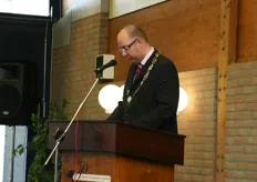 Dit werd door meerdere sprekers uit het MBK en de politiek werd onderstreept. Op deze foto burgemeester Jack Mikkers van Maasdriel.