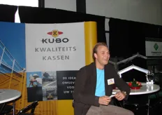 Jan van der Lans van Kubo. Kubo heeft de kas gezet met W-rubber bij Paul Moerman.