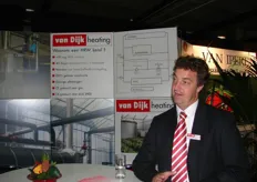 Jan van Zeeuw van Van Dijk Heating. Ze hebben gezorgd voor de verwarmingsketel, rookgascondensor en CO2-dosering.