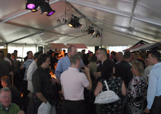 Het feest na afloop van de rondleiding was natuurlijk erg gezellig.