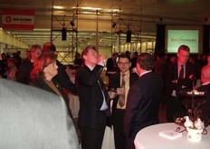 de glazen werden geheven