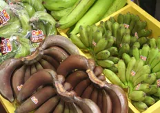 Verschillende soorten bananen van Dole